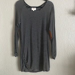 Black striped Ella Moss tunic